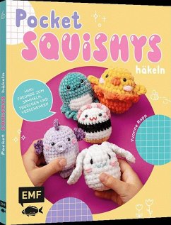 Cover Pocket-Squishys häkeln - Kleine Plüschtiere für Squishmallow- und Micromallow-Fans