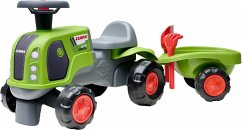 Claas Rutscher mit Anhänger und Schaufel