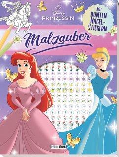 Cover Disney Prinzessin: Malzauber - Mit bunten Nagelstickern!