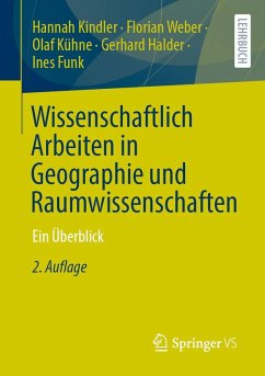 Cover Wissenschaftlich Arbeiten in Geographie und Raumwissenschaften