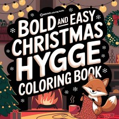 Cover Bold & Easy Christmas Hygge Coloring Book