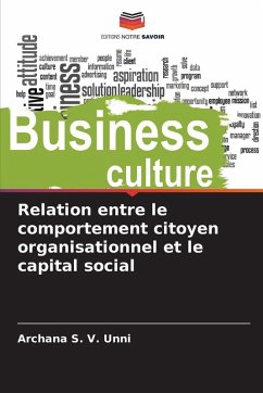 Cover Relation entre le comportement citoyen organisationnel et le capital social