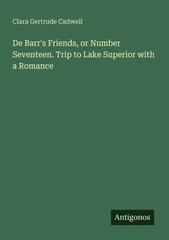 Cover De Barr's Friends, or Number Seventeen. Trip to Lake Superior with a Romance