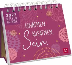Cover Mini-Wochenkalender 2027: Einatmen. Ausatmen. Sein.