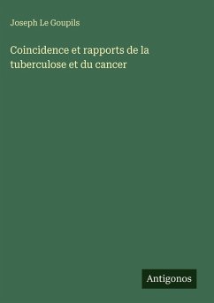 Cover Coincidence et rapports de la tuberculose et du cancer