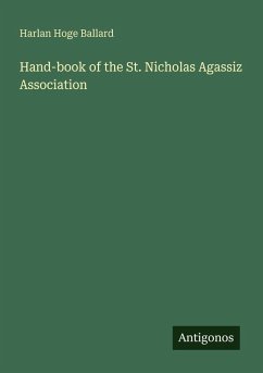 Cover Hand-book of the St. Nicholas Agassiz Association