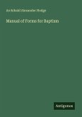 Manual of Forms for Baptism