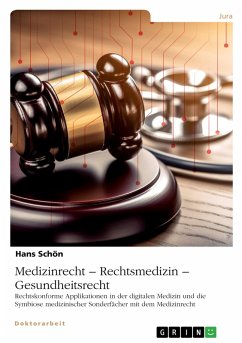 Cover Medizinrecht - Rechtsmedizin - Gesundheitsrecht