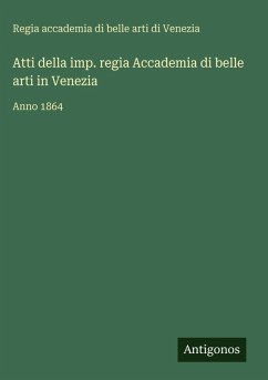 Cover Atti della imp. regia Accademia di belle arti in Venezia