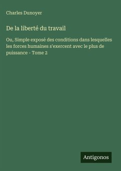 Cover De la liberté du travail