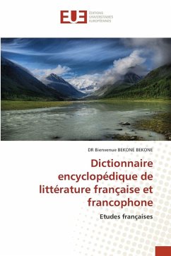 Cover Dictionnaire encyclopédique de littérature française et francophone