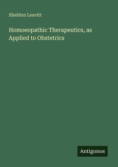 Cover Homoeopathic Therapeutics, as Applied to Obstetrics