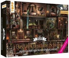Cover Puzzle-Rätsel-Adventskalender: Das verwunschene Schloss - 24 Puzzles mit insgesamt 960 Teilen