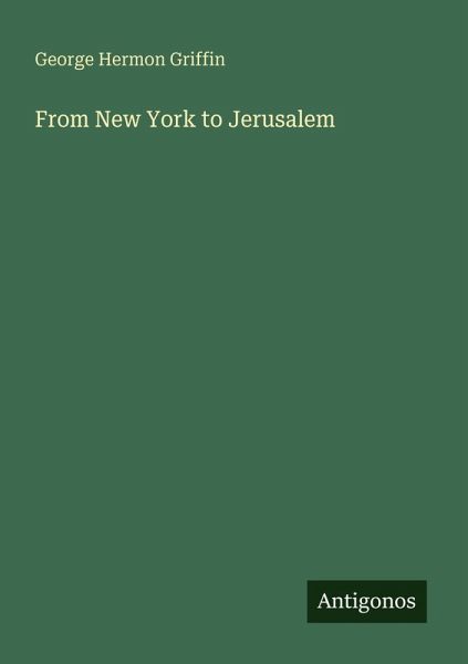 From New York to Jerusalem