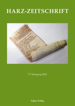 Cover Harz-Zeitschrift für den Harz-Verein für Geschichte und Altertumskunde / Harz-Zeitschrift