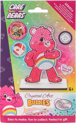 Cover Craft Buddy CAFGR-32CBC061 - Crystal Art Buddies, Care Bears, Cheer Bear, rosa, Serie 6, Diamond Painting