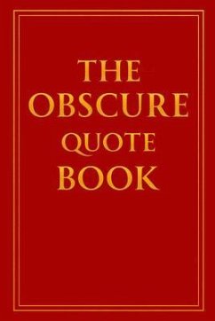 Cover The Obscure Quote Book (eBook, ePUB)