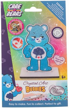 Cover Craft Buddy CAFGR-32CBC060 - Crystal Art Buddies, Care Bears, Grumpy Bear, blau, Serie 6, Diamond Painting