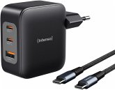 Intenso Power Adapter 100W GaN 2x USB-C 1x USB-A inkl. Kabel 2m