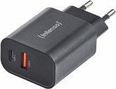 Intenso Power Adapter W30AC 1x USB-A 1x USB-C 30W black