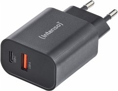 Intenso Power Adapter W30AC 1x USB-A 1x USB-C 30W black
