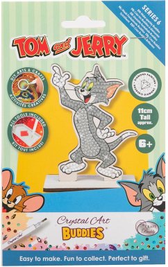 Cover Craft Buddy CAFGR-32T&J070 - Crystal Art Buddies, Tom & Jerry, Tom, Serie 6, Diamond Painting