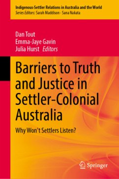 Cover Barriers to Truth and Justice in Settler-Colonial Australia