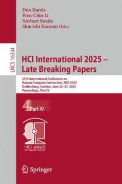 HCI International 2025 - Late Breaking Papers