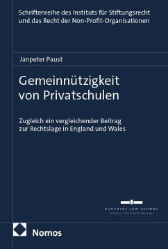 Gemeinnützigkeit von Privatschulen - Paust, Janpeter