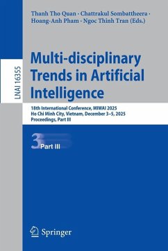 Multi-Disciplinary Trends in Artificial Intelligence Multi-Disciplinary Trends in Artificial Intelligence