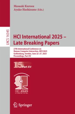 Cover HCI International 2025 - Late Breaking Papers