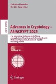 Advances in Cryptology - Asiacrypt 2025
