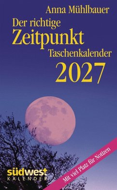 Cover Der richtige Zeitpunkt 2027 - Taschenkalender im praktischen Format 10,0 x 15,5 cm