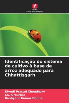 Cover Identificação do sistema de cultivo à base de arroz adequado para Chhattisgarh