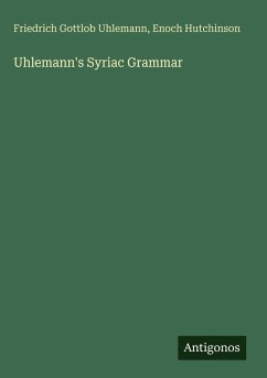 Cover Uhlemann's Syriac Grammar