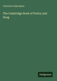 Cover The Cambridge Book of Poetry and Song