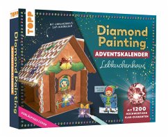 Cover Diamond Painting Adventskalender Lebkuchenhaus. Mit Material und Werkzeug