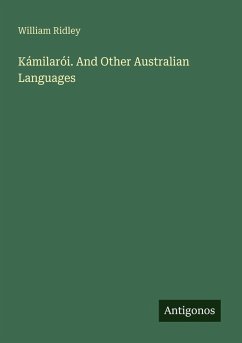 Cover Kámilarói. And Other Australian Languages