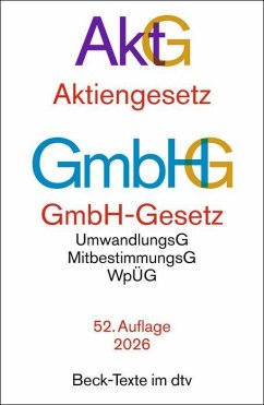 Cover Aktiengesetz, GmbH-Gesetz