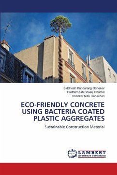 Cover Eco-Friendly Concrete Using Bacteria Coated Plastic Aggregates