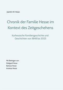 Cover Chronik der Familie Hesse im Kontext des Zeitgeschehens