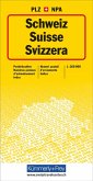 Schweiz, Postleitzahlenkarte