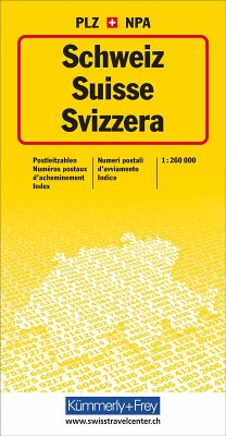 Cover Schweiz, Postleitzahlenkarte