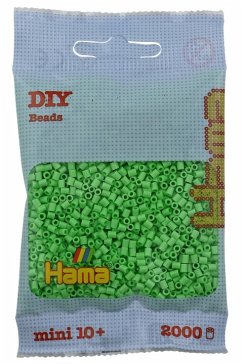 Cover Hama 501-47 - DIY Bügelperlen Mini 10+, ca. 2000 Stück, Pastell-Grün