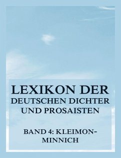 Cover Lexikon der deutschen Dichter und Prosaisten vom Beginn des 19. Jahrhunderts bis zur Gegenwart (eBook, ePUB)