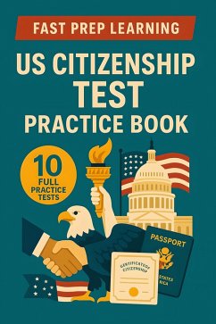 Cover US Citizenship Test Practice Book (eBook, ePUB)