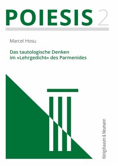 Cover Das tautologische Denken im »Lehrgedicht« des Parmenides (eBook, PDF)