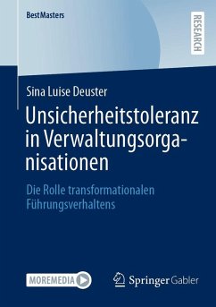 Cover Unsicherheitstoleranz in Verwaltungsorganisationen