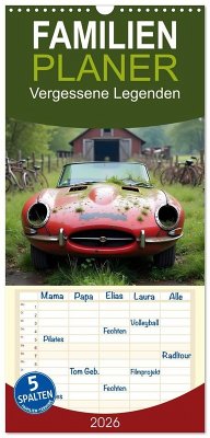 Familienplaner 2026 - Vergessene Legenden mit 5 Spalten (Wandkalender, 21 x 45 cm) CALVENDO - Calvendo;Blue, Liam