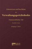 Erkenntnisse und Beschlüsse des Verwaltungsgerichtshofes
